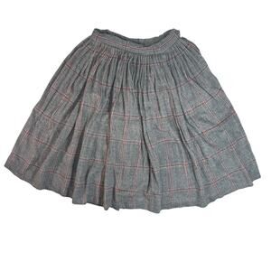 Vintage 80s Ultra Cashmere by Midori Skirt Women’s 10 Plaid Full Pleated